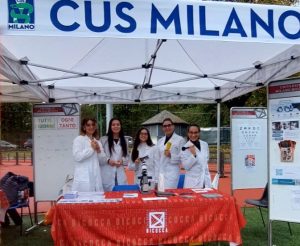 Group photo of people who provided visual screening during the CorriBicocca 2024 event.