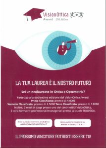 poster of the VisionOttica Award 2025 