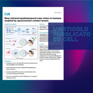 Resume of the paper published on Cell journal about CLs allowing infrared vision.