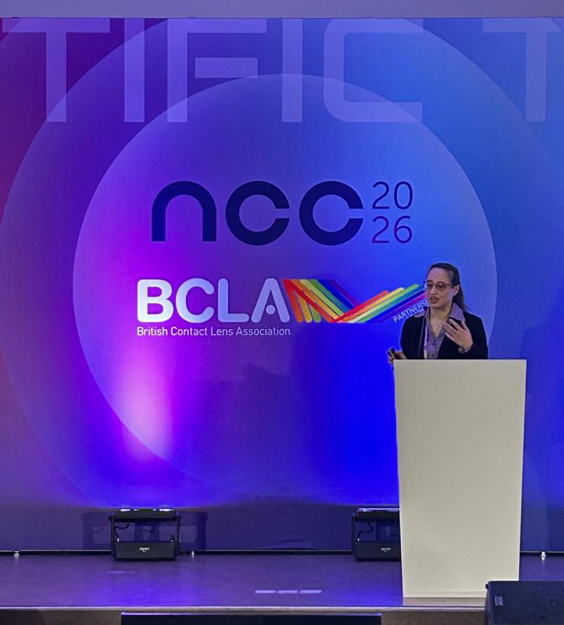 Giulia Rizzo presents her research at the NCC 2026 congress.