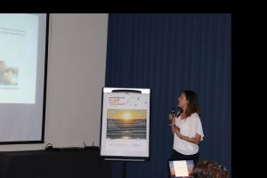 Erika Ponzini during her oral presentation at ICAP 2022