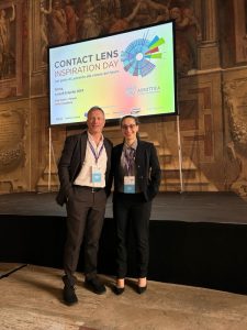 F. Zeri and G. Rizzo at "Contact Lens Inspiration Day" meeting
