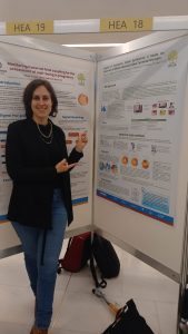 Erika Ponzini presents her research during the poster session of the MUSA Third General Meeting