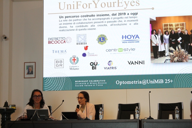 Prof Galli and G.Rizzo during theri talk presentation